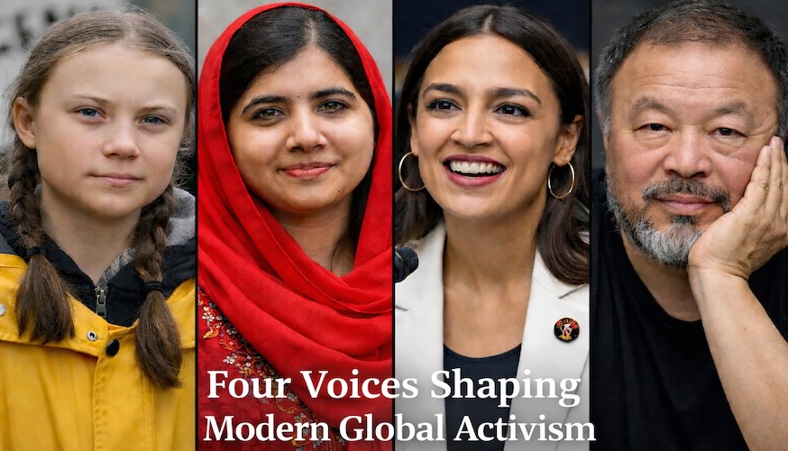 Four Voices Shaping Modern Global Activism