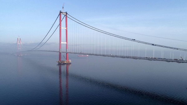 1915 Çanakkale Köprüsü genel görünümü