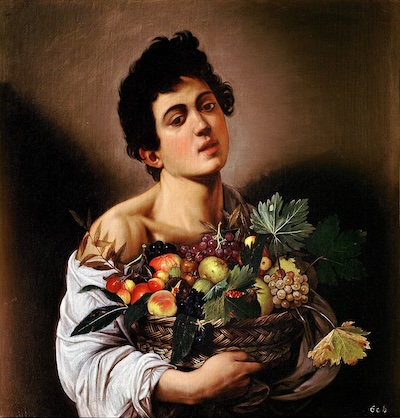 Boy with a Basket of Fruit by Caravaggio