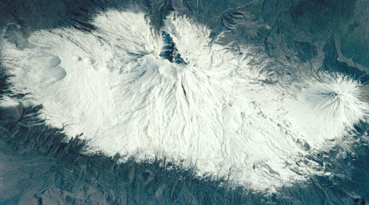 Ağrı Dağı uydu görüntüsü