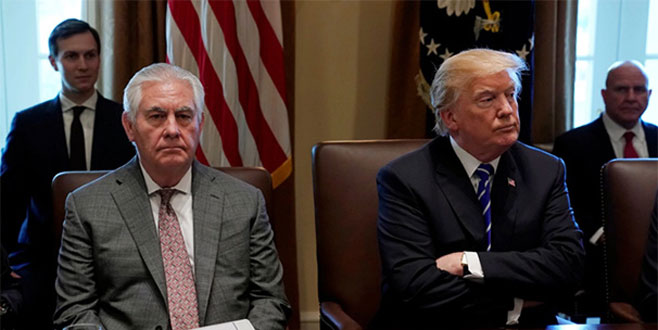 ABD Başkanı Donald Trump, Dışişleri Bakanı Rex Tillerson'ı görevden alıp yerine CIA Başkanı Mike Pompeo'yu getirdi.