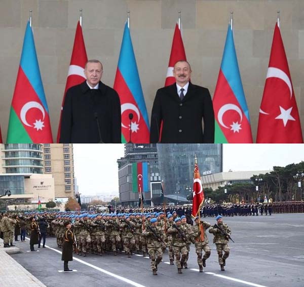 Azerbaycan'da Zafer Geçidi Töreni düzenlendi Azerbaycan'da Zafer Geçidi Töreni düzenlendi