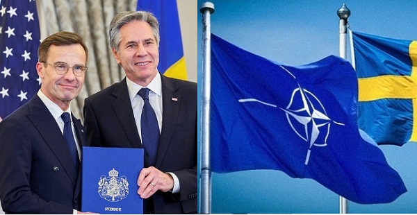 İsveç resmen NATO nun 32. üyesi oldu İsveç resmen NATO nun 32. üyesi oldu