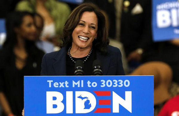 Kamala Harris, ABD tarihinde başkan yardımcılığına seçilen ilk kadın ve siyahi başkan yardımcısı olarak tarihe geçti.