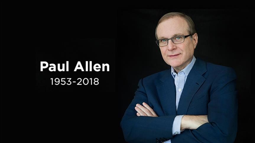 Microsoft'un kurucu ortağı Paul Allen hayatını kaybetti Microsoft'un kurucu ortağı Paul Allen hayatını kaybetti