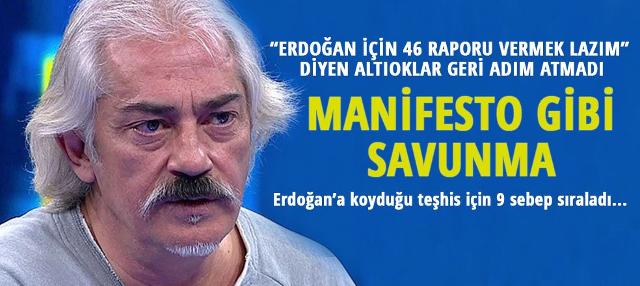 Mustafa Altıoklar'dan manifesto gibi savunma Mustafa Altıoklar'dan manifesto gibi savunma