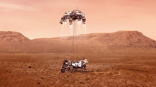NASA’nın Temmuz 2020'de Mars'a gönderdiği Perseverance (Azim) adlı uzay aracı yedi aylık yolculuğunu tamamladı. NASA’nın Temmuz 2020'de Mars'a gönderdiği Perseverance (Azim) adlı uzay aracı yedi aylık yolculuğunu tamamladı.