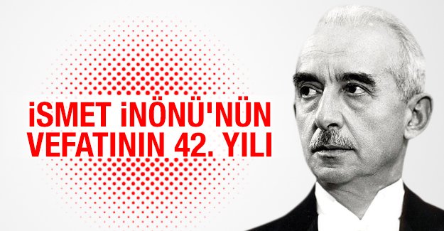 T.C. 2. Cumhurbaşkanı ve CHP'nin 2. Genel Başkanı İsmet İnönü, ölümünün 42. yılında Anıtkabir'deki mezarı başında törenle anıldı. T.C. 2. Cumhurbaşkanı ve CHP'nin 2. Genel Başkanı İsmet İnönü, ölümünün 42. yılında Anıtkabir'deki mezarı başında törenle anıldı.