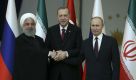 Bugün (16 Eylül2019) Beşinci 3'lü Suriye Zirvesi, Cumhurbaşkanı Recep Tayyip Erdoğan'ın ev sahipliğinde İran Cumhurbaşkanı Hasan Ruhani ve Rusya Devlet Başkanı Vladimir Putin'in katılımıyla Ankara'da düzenlendi. Bugün (16 Eylül2019) Beşinci 3'lü Suriye Zirvesi, Cumhurbaşkanı Recep Tayyip Erdoğan'ın ev sahipliğinde İran Cumhurbaşkanı Hasan Ruhani ve Rusya Devlet Başkanı Vladimir Putin'in katılımıyla Ankara'da düzenlendi.